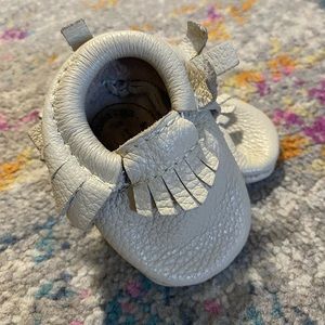 Cream freshly picked moccasins